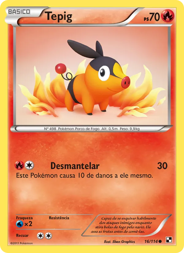 Tepig (Black & White #16/114)