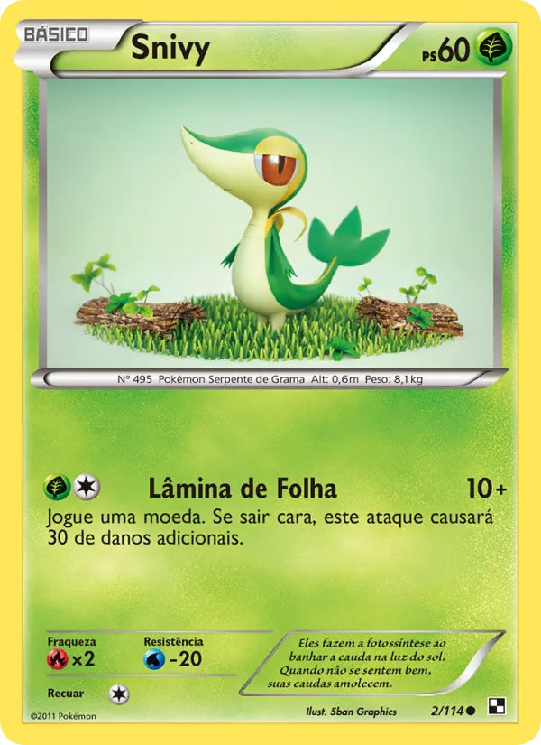 Snivy (Black & White #2/114)