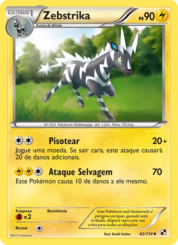 Zebstrika (Black & White #42/114)