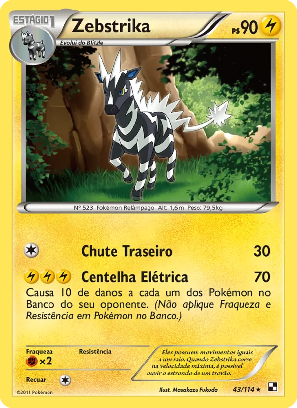 Zebstrika (Black & White #43/114)