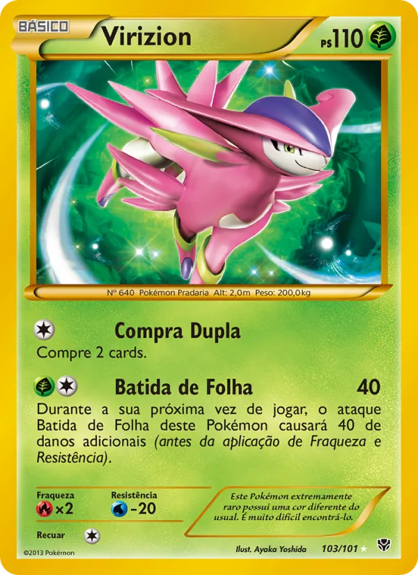 Virizion (Plasma Blast #103/101)