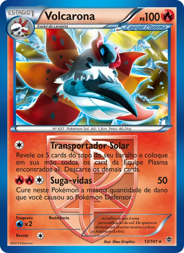 Volcarona (Plasma Blast #13/101)