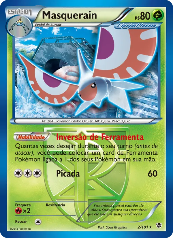 Masquerain (Plasma Blast #2/101)