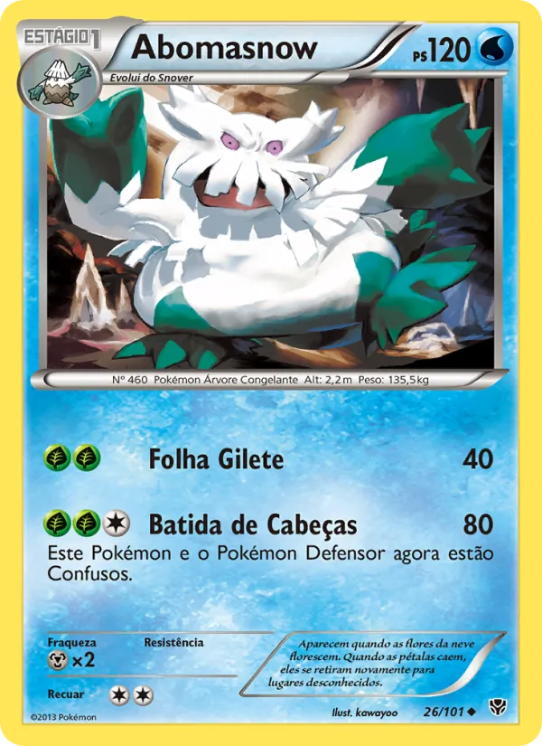 Abomasnow (Plasma Blast #26/101)