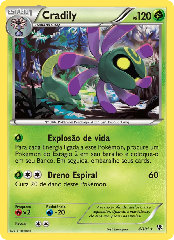 Cradily (Plasma Blast #4/101)