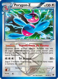 Porygon-Z (Plasma Blast #74/101)