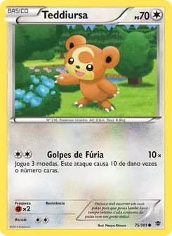 Teddiursa (Plasma Blast #75/101)