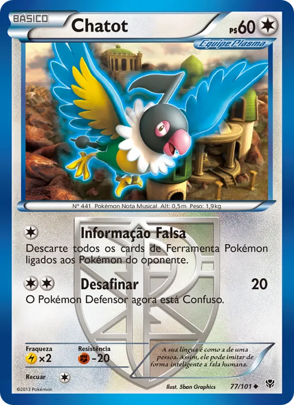 Chatot (Plasma Blast #77/101)