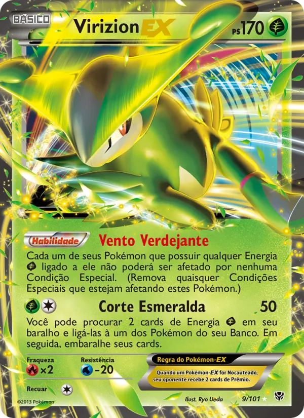 Virizion-EX (Plasma Blast #9/101)