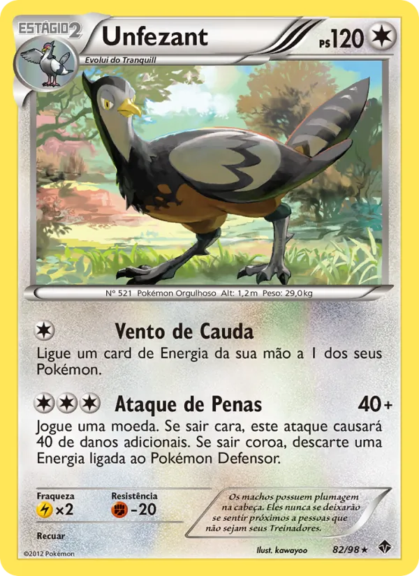 Unfezant (Emerging Powers #82/98)