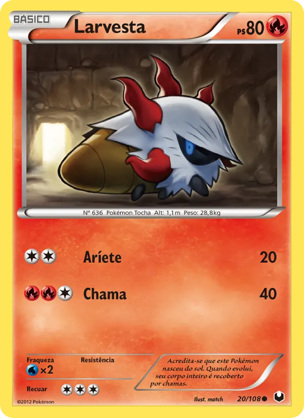 Larvesta (Dark Explorers #20/108)