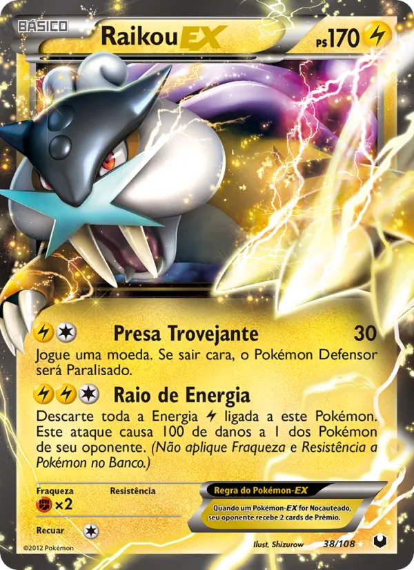 Raikou-EX (Dark Explorers #38/108)