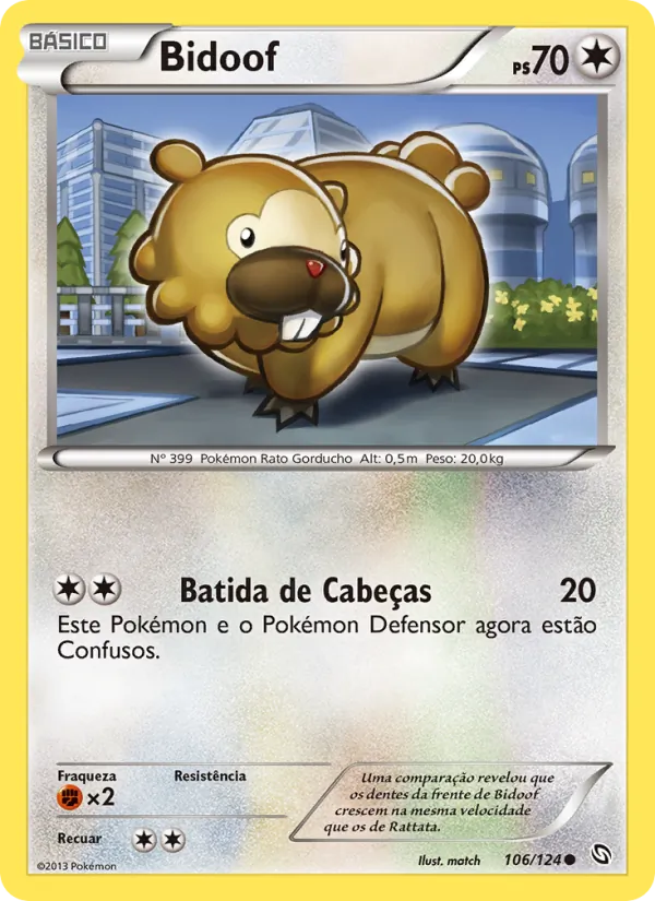 Bidoof (Dragons Exalted #106/124)