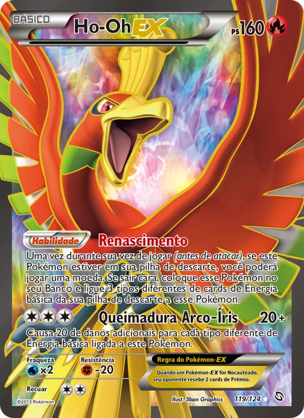 Ho-Oh-EX (Dragons Exalted #119/124)