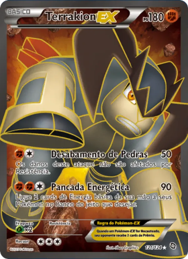 Terrakion-EX (Dragons Exalted #121/124)