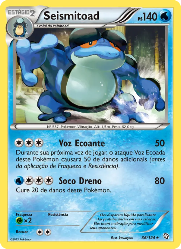 Seismitoad (Dragons Exalted #36/124)