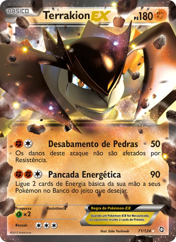 Terrakion-EX (Dragons Exalted #71/124)