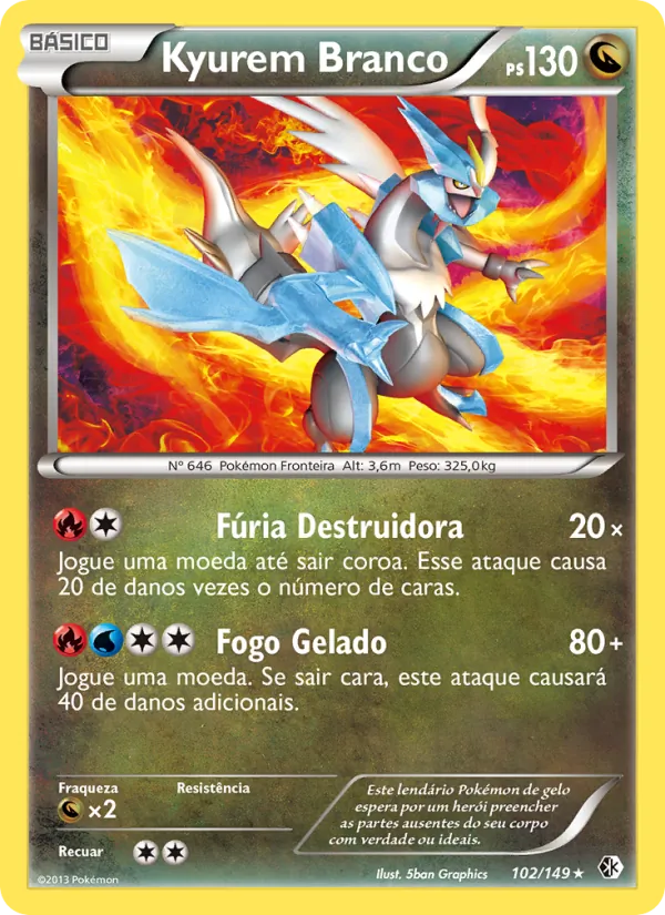 Kyurem Branco (Boundaries Crossed #102/149)