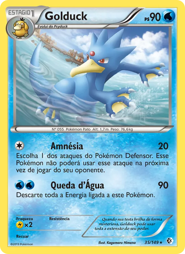 Golduck (Boundaries Crossed #35/149)