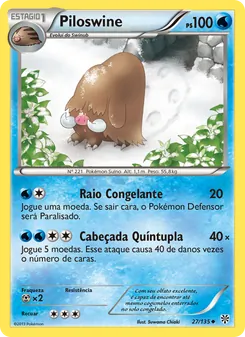 Piloswine (Plasma Storm #27/135)