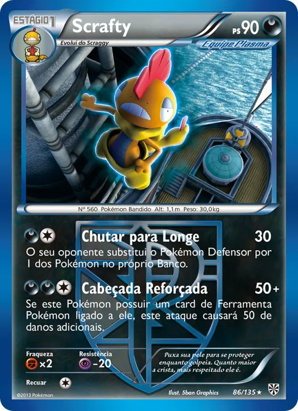 Scrafty (Plasma Storm #86/135)