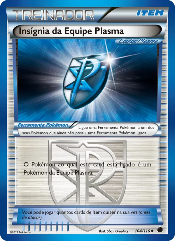 Insígnia da Equipe Plasma (Plasma Freeze #104/116)