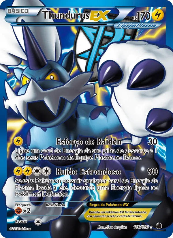 Thundurus-EX (Plasma Freeze #110/116)