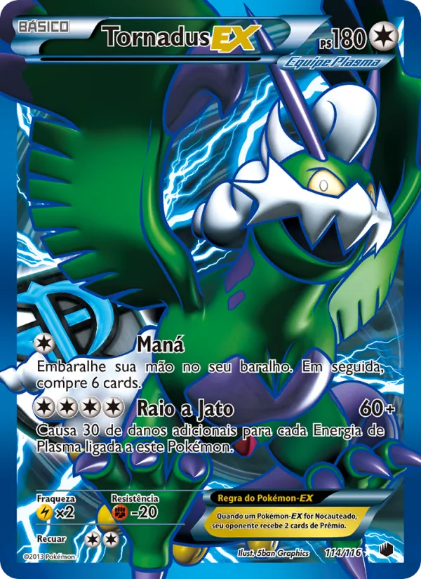 Tornadus-EX (Plasma Freeze #114/116)