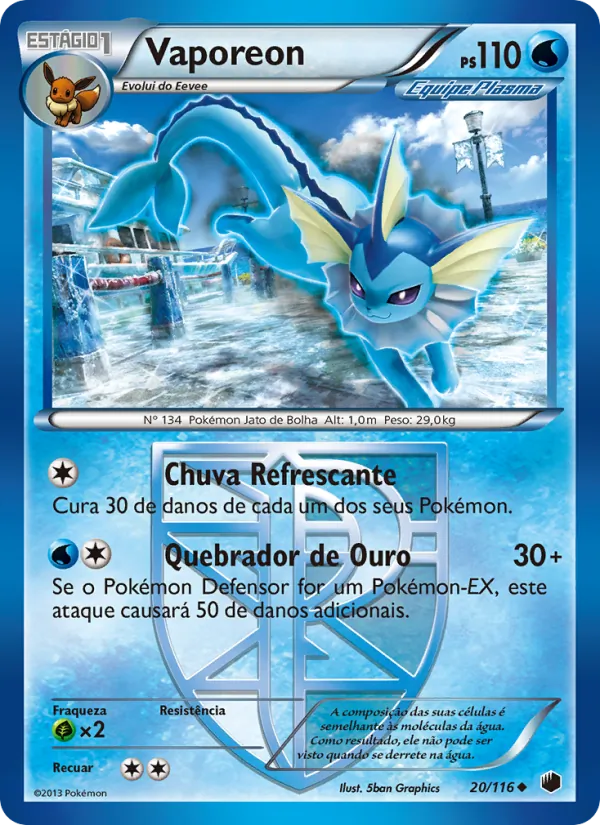 Vaporeon (Plasma Freeze #20/116)