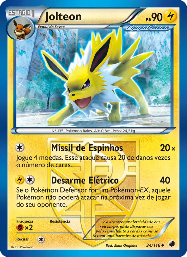 Jolteon (Plasma Freeze #34/116)