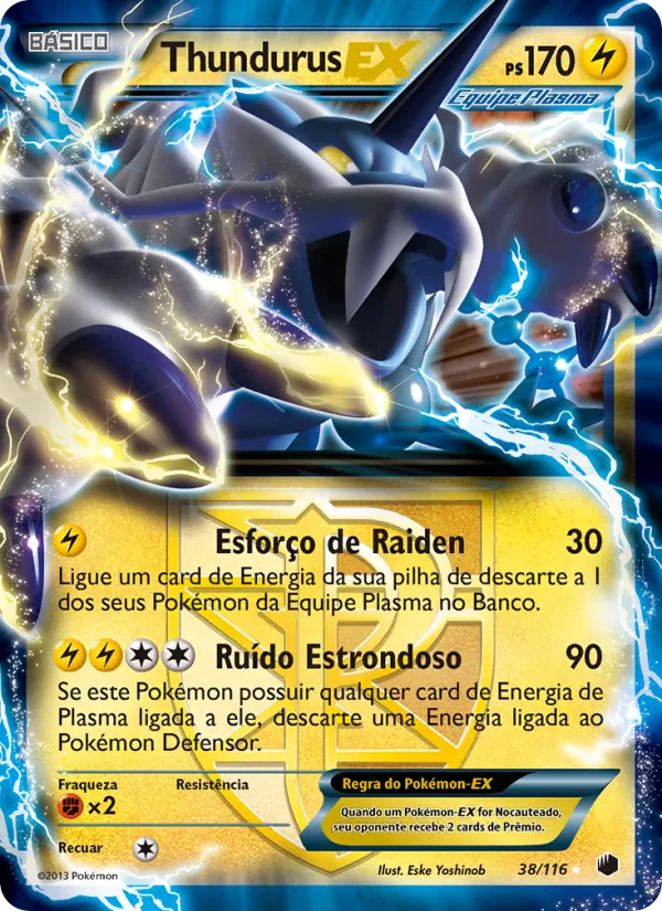 Thundurus-EX (Plasma Freeze #38/116)