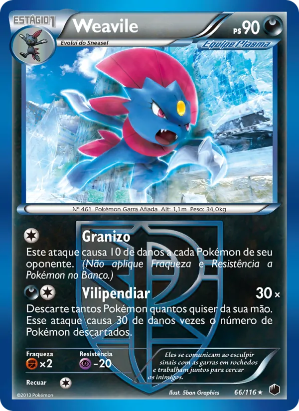 Weavile (Plasma Freeze #66/116)