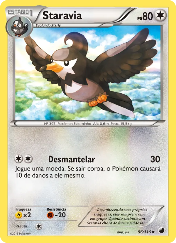 Staravia (Plasma Freeze #96/116)