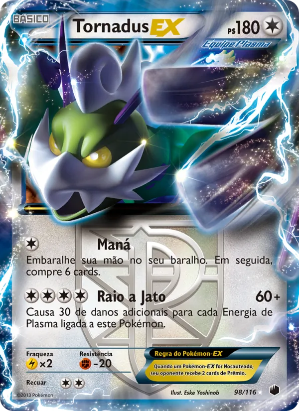 Tornadus-EX (Plasma Freeze #98/116)
