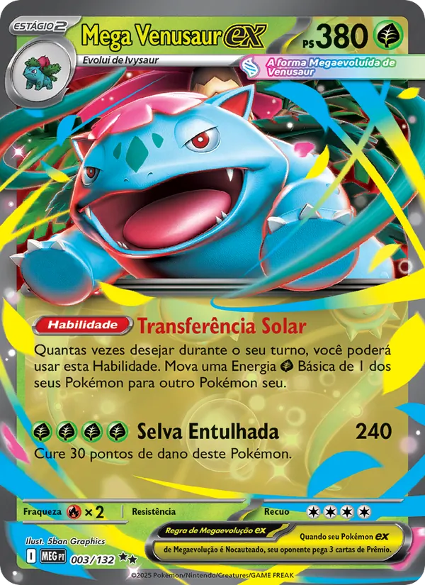 Mega Venusaur ex (Mega Evolution #003/132)