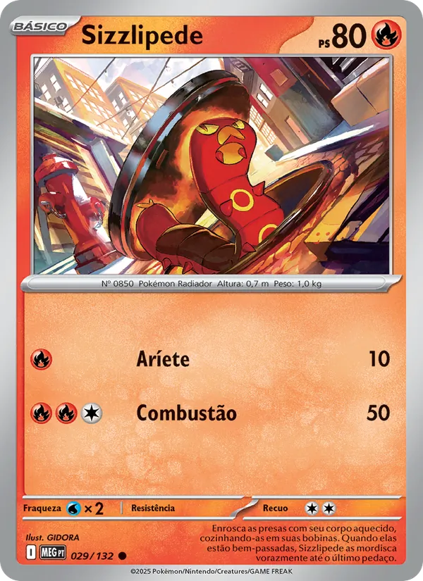 Sizzlipede (Mega Evolution #029/132)