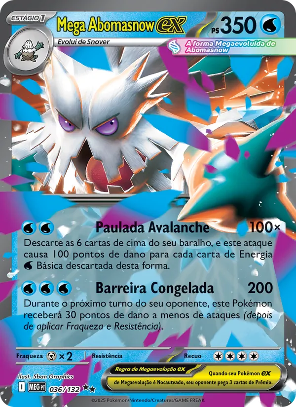 Mega Abomasnow ex (Mega Evolution #036/132)