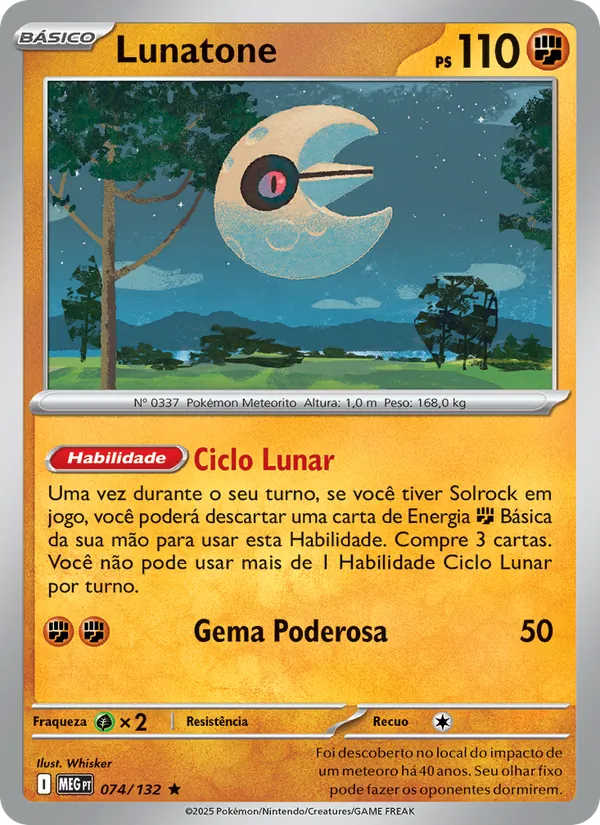 Lunatone (Mega Evolution #074/132)