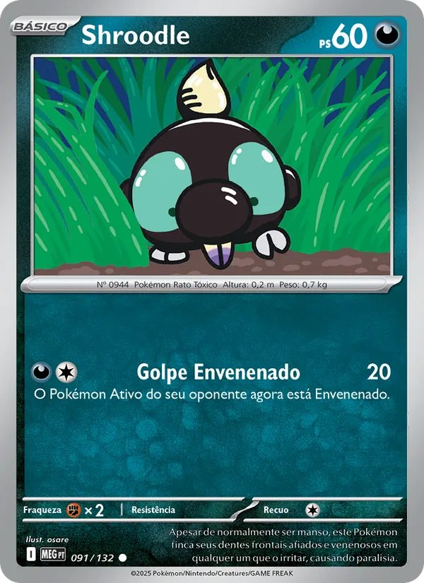 Shroodle (Mega Evolution #091/132)