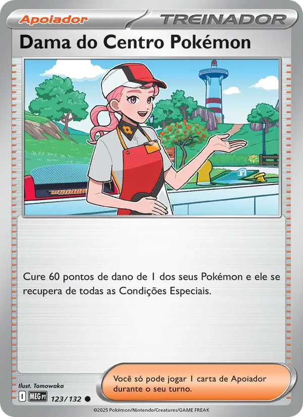 Dama do Centro Pokémon (Mega Evolution #123/132)