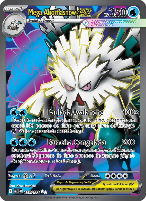 Mega Abomasnow ex (Mega Evolution #157/132)