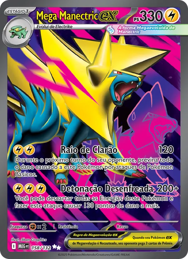 Mega Manectric ex (Mega Evolution #158/132)