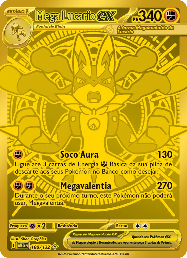 Mega Lucario ex (Mega Evolution #188/132)