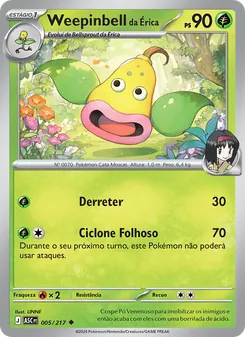 Weepinbell da Érica (Ascended Heroes #005/217)
