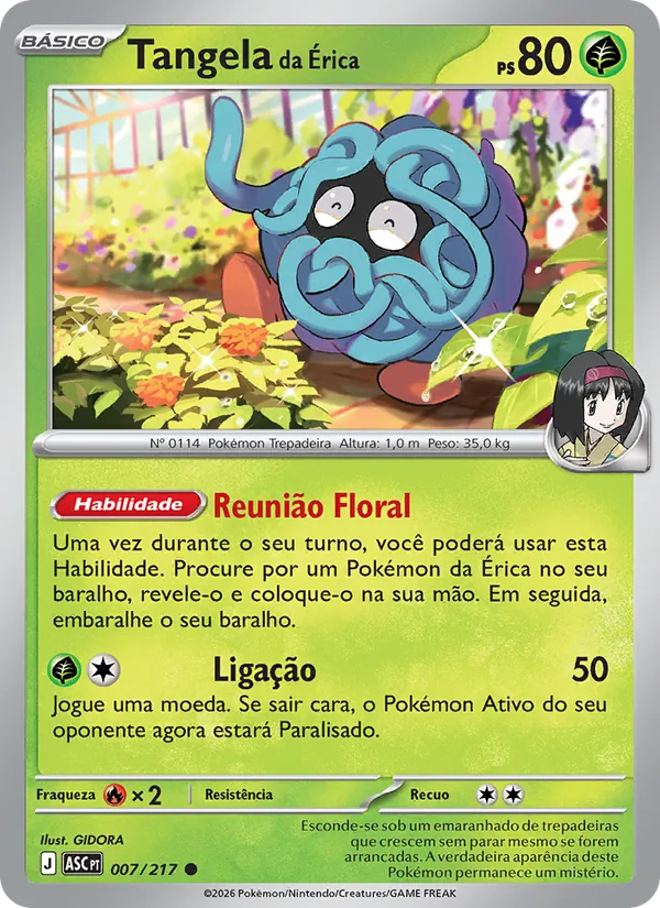 Tangela da Érica (Ascended Heroes #007/217)