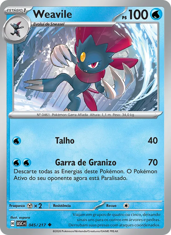 Weavile (Ascended Heroes #045/217)