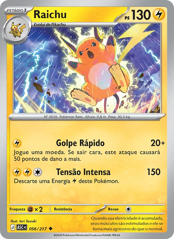 Raichu (Ascended Heroes #056/217)