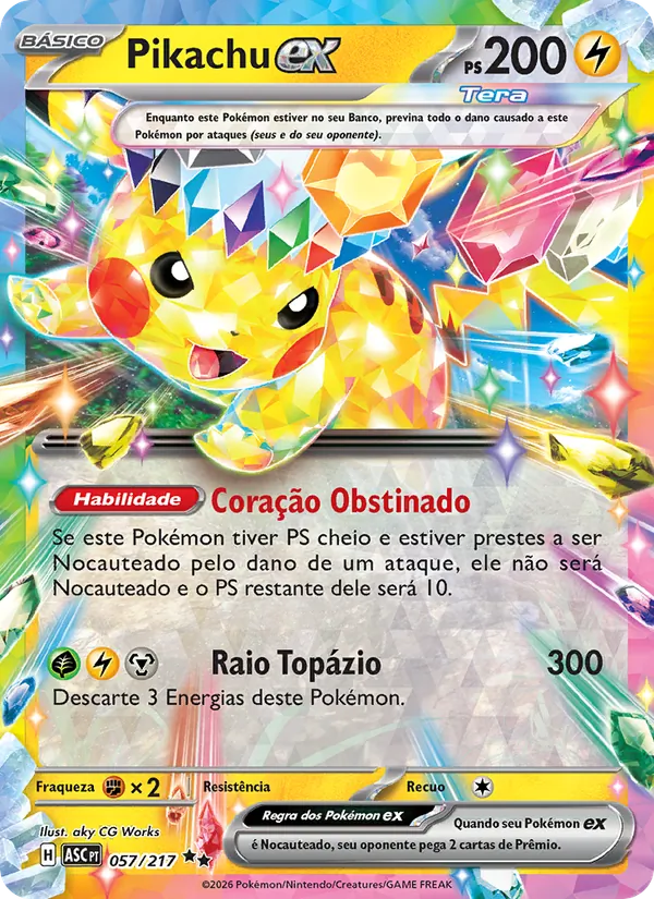 Pikachu ex (Ascended Heroes #057/217)