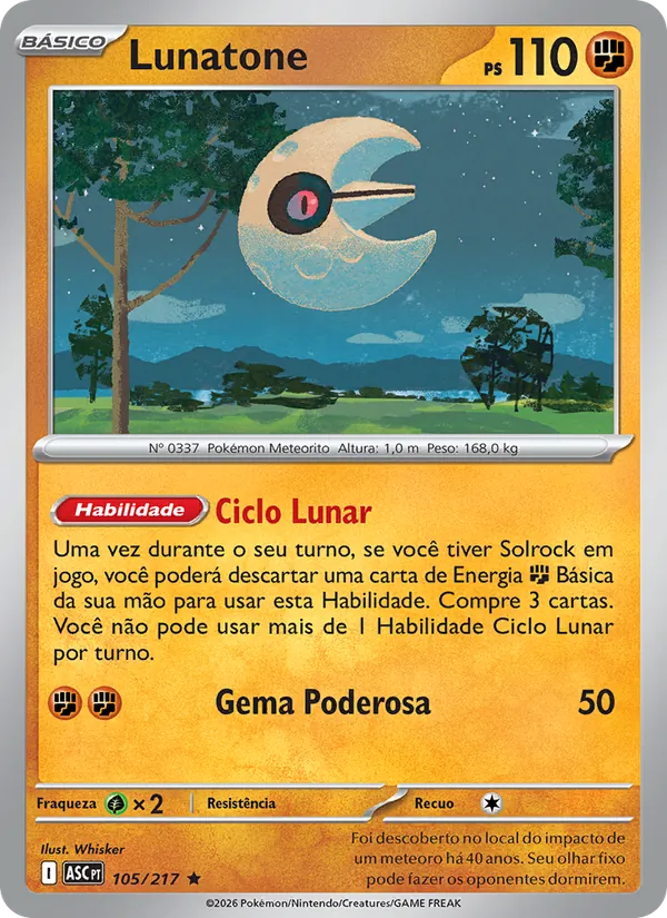 Lunatone (Ascended Heroes #105/217)