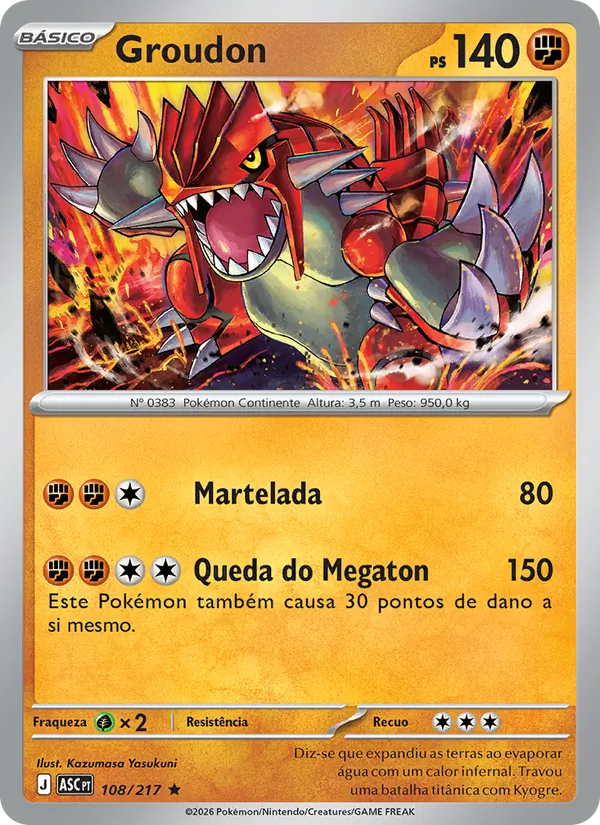Groudon (Ascended Heroes #108/217)